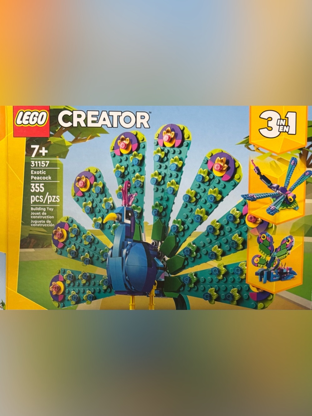 LEGO Creator Exotic Peacock Toy - Teal & Blue
